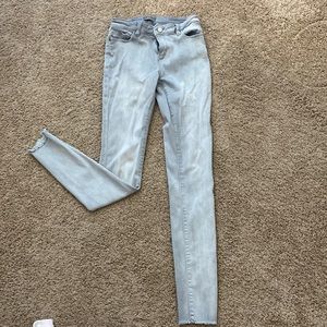 Gray skinny jeans